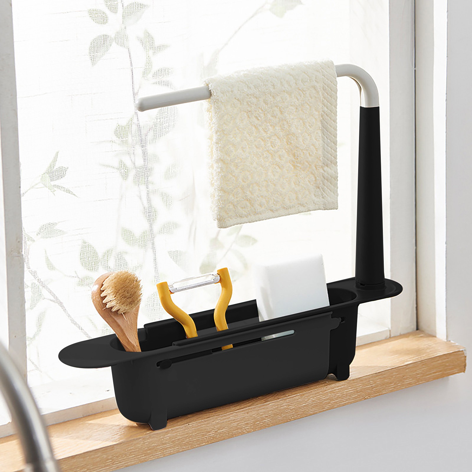 Food Storage Shelving - Elescopic-Étagère d'évier de proximité, étagère de