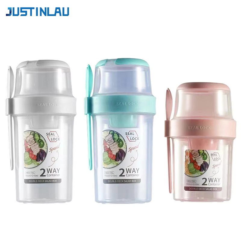 Food Storage Yogurt - JUSTINLAU Boîte à salade portable pour