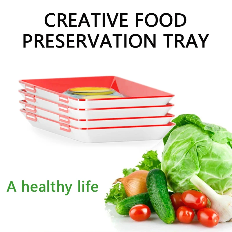 Food Storage And Safety - Plateau de conservation alimentaire en PP,