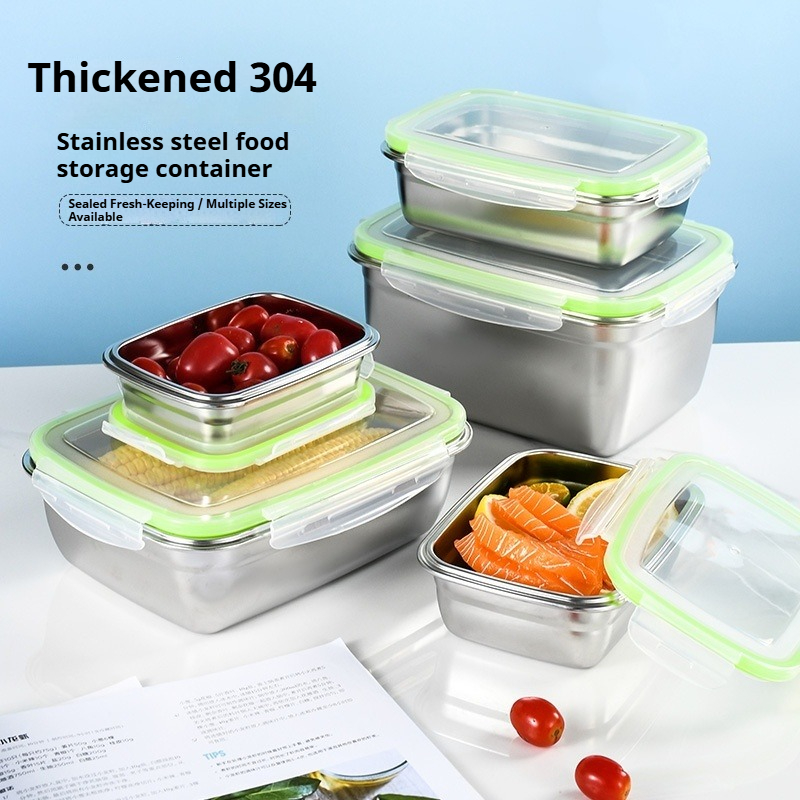 Food Storage In Stainless Steel - Boîte à déjeuner en acier inoxydable