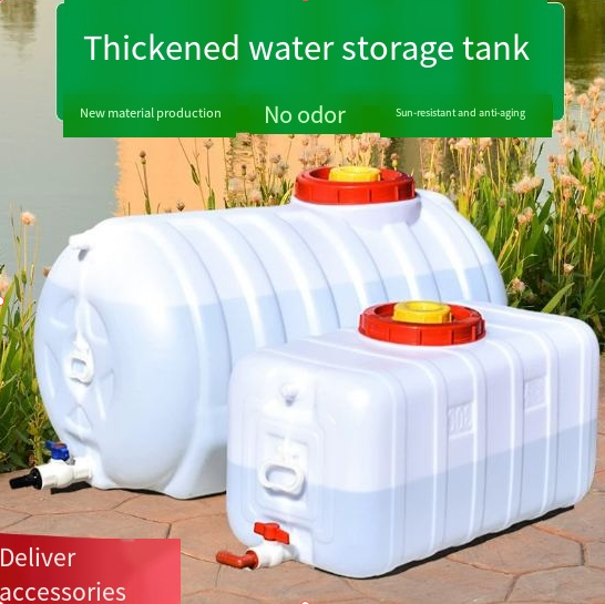 Food Storage Tank - Baril en plastique horizontal de qualité
