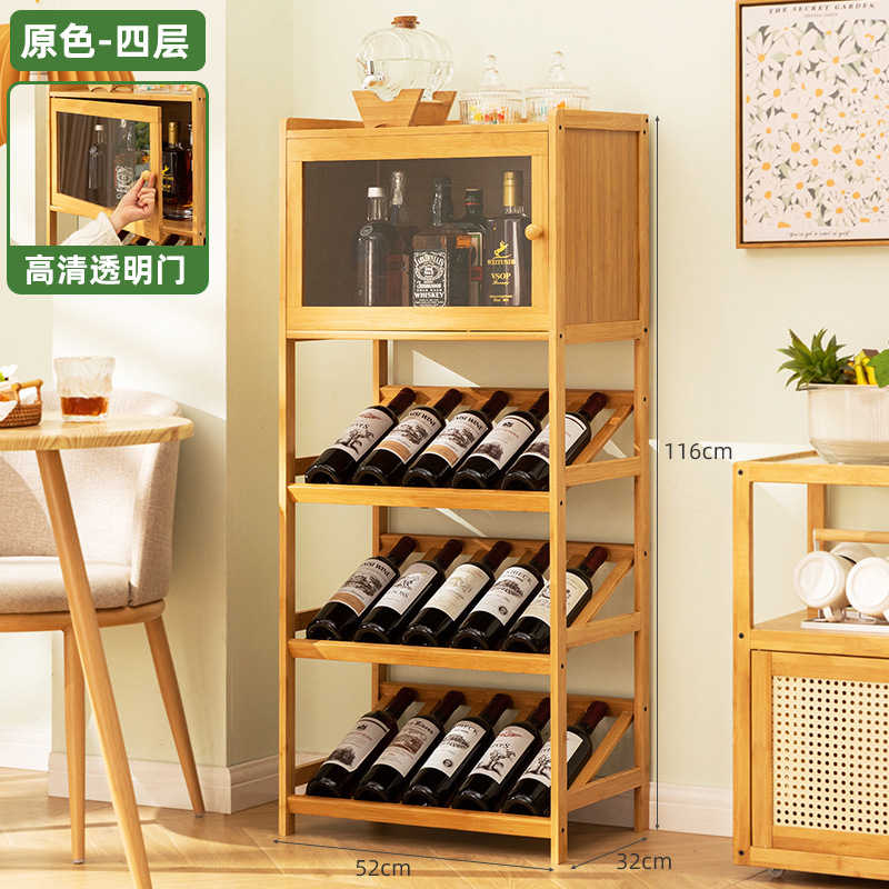 Casier à vin en bambou massif  - Food Storage Shelving avis et prix