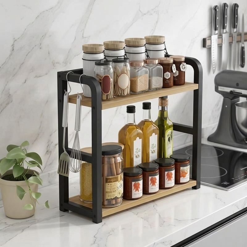 Étagère de comptoir en métal à - Food Storage Shelving avis et prix
