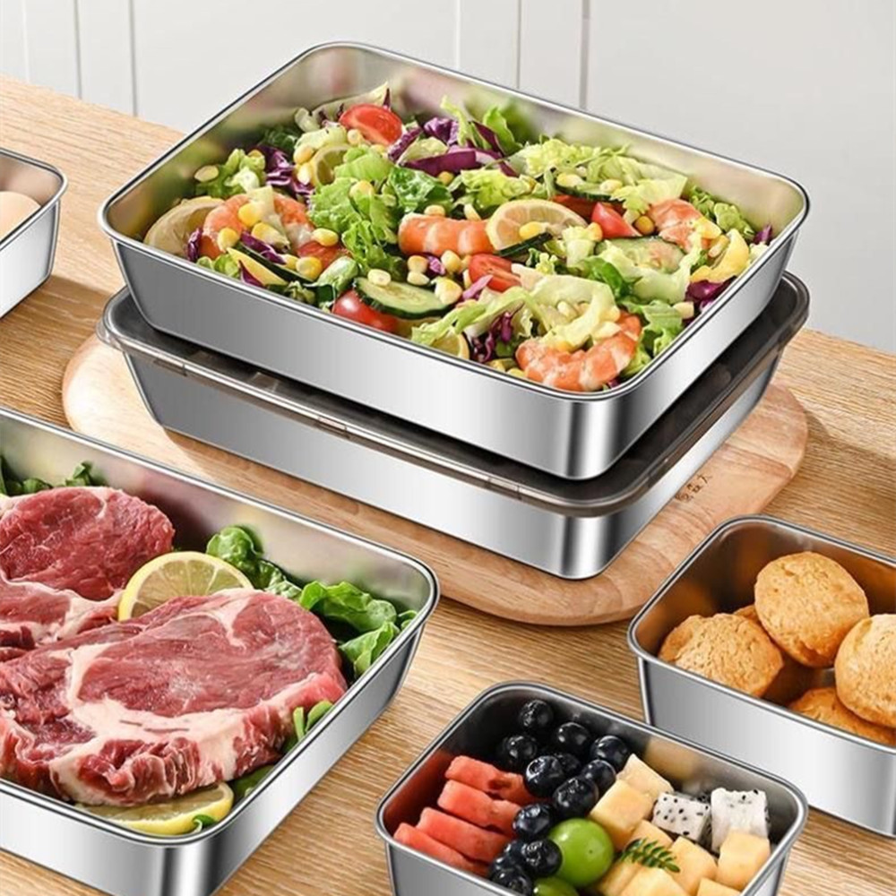 2026 Ensemble de 3 ou 5 boîtes - Food Storage In Stainless Steel avis et prix