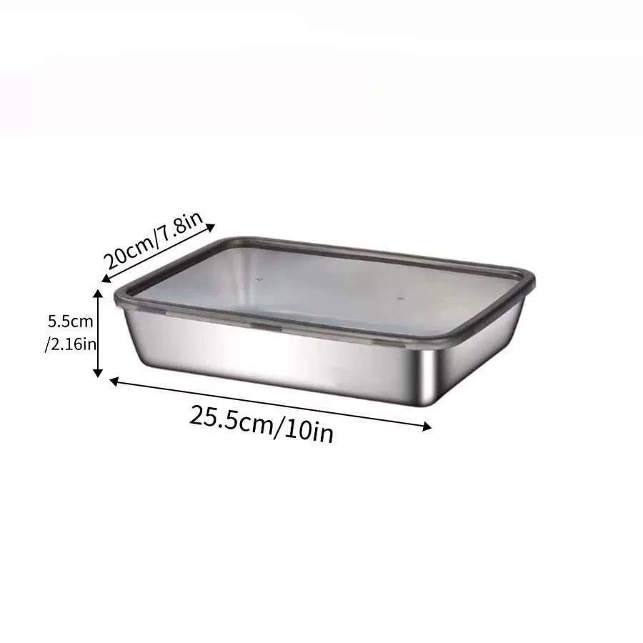 2026 Ensemble de 3 ou 5 boîtes - Food Storage In Stainless Steel avis et prix