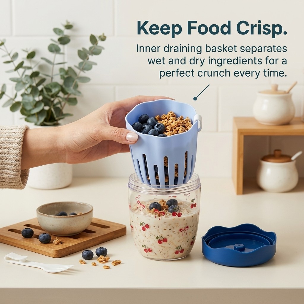 Boîte à déjeuner portable en p - Food Storage Yogurt avis et prix