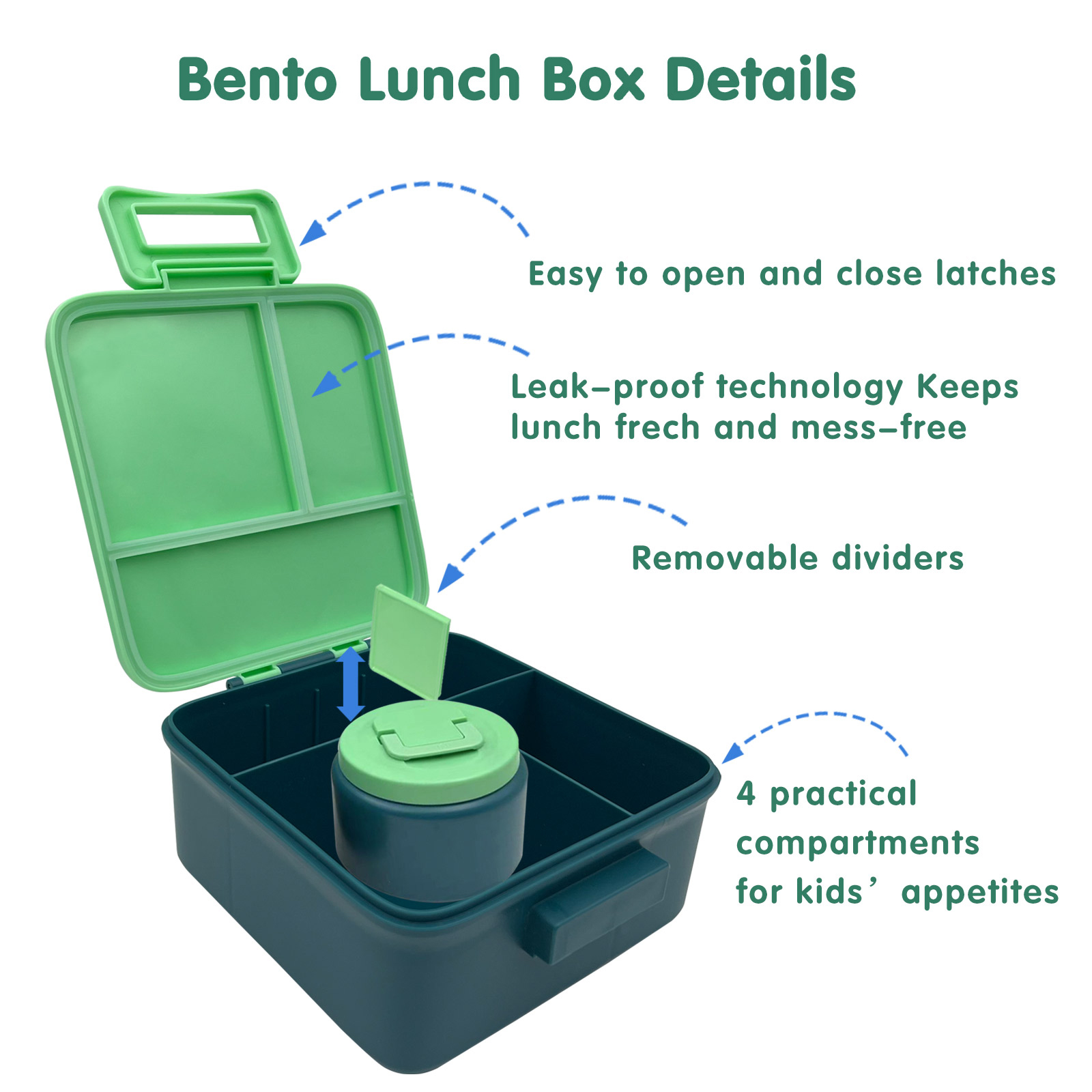 1 ensemble de boîtes à lunch B - Food Storage Kits avis et prix