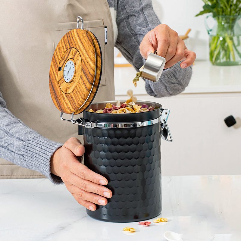 Boîtes à café de cuisine en ac - Food Storage In Stainless Steel avis et prix