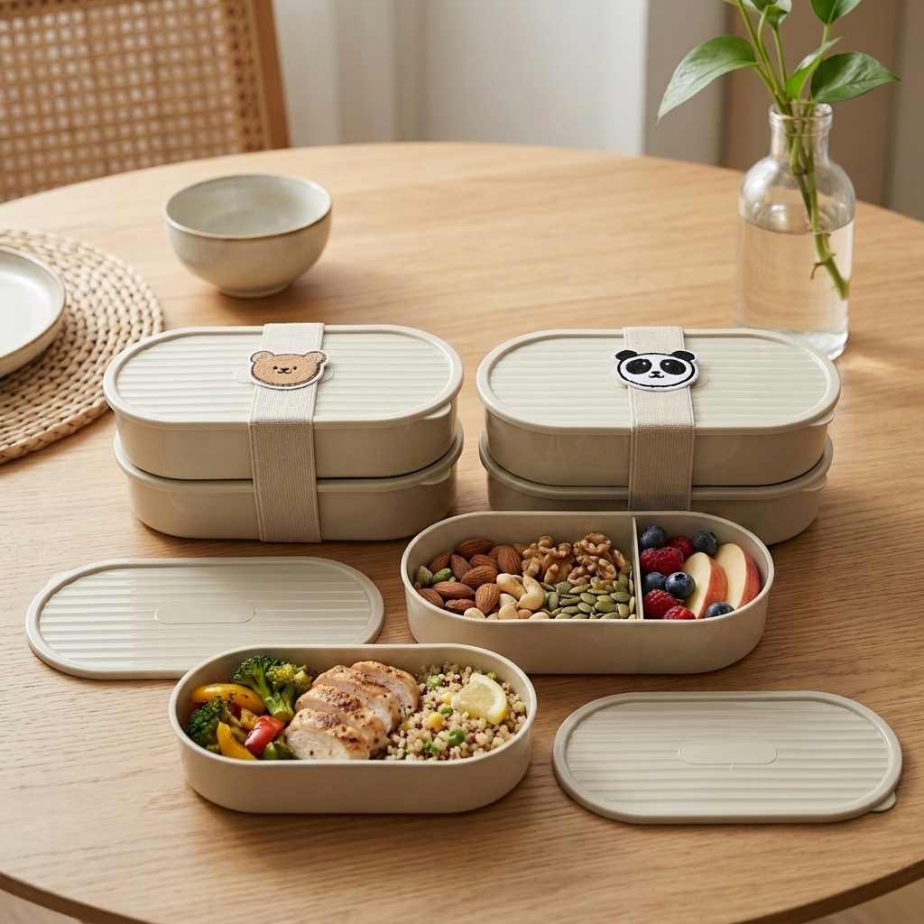 Lot de 2 boîtes bento pour enf - Food Storage Kits avis et prix