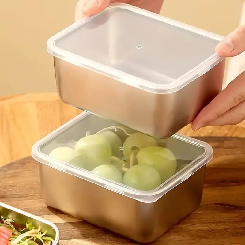 Conteneurs de stockage des ali - Food Storage In Stainless Steel avis et prix
