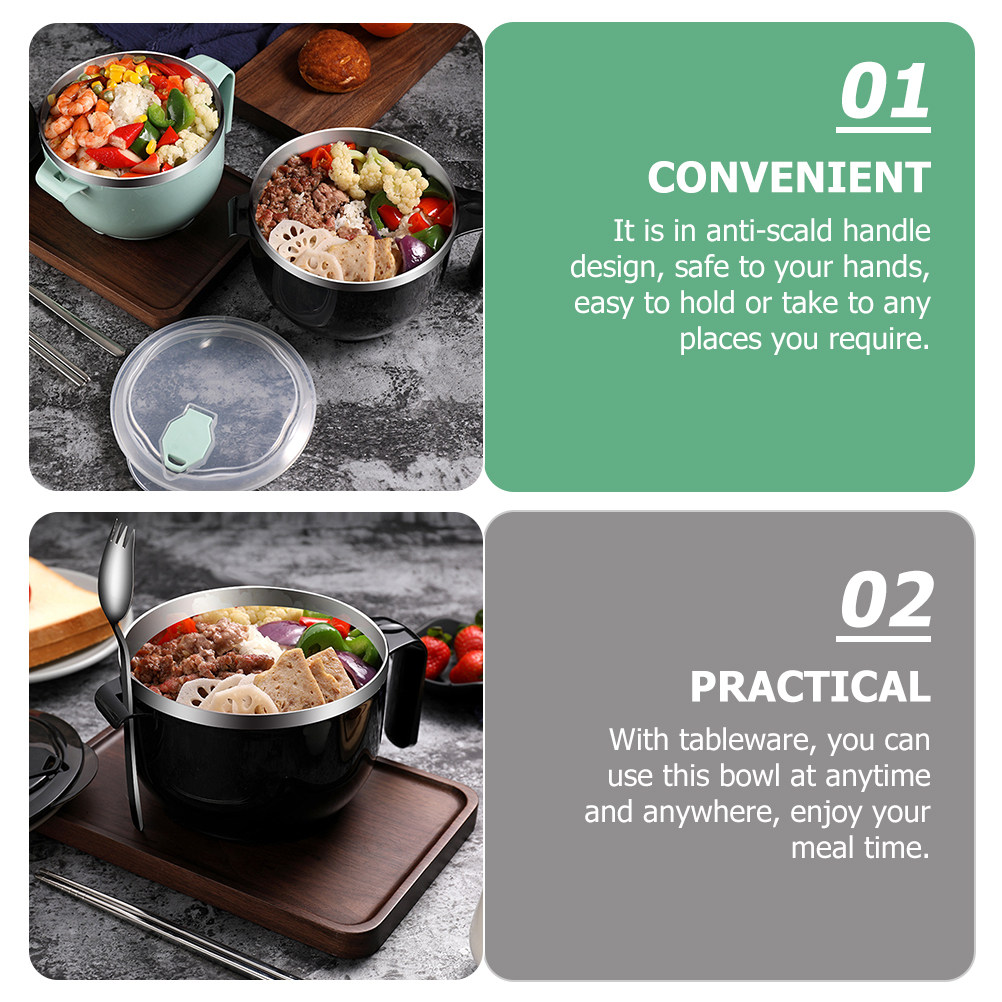 1 ensemble de bols à riz en ac - Food Storage In Stainless Steel avis et prix