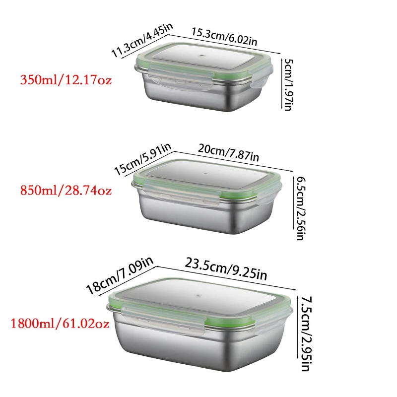 Boîte à déjeuner en acier inox - Food Storage In Stainless Steel avis et prix