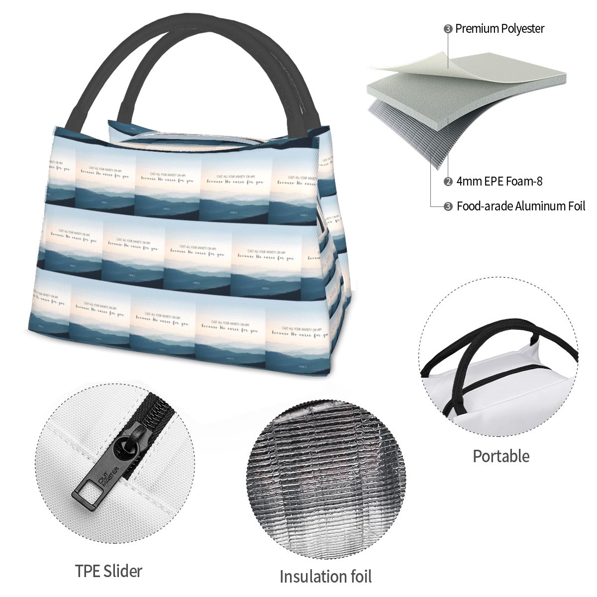 Citat biblique chrétien - Sac  - Food Storage Quotes avis et prix