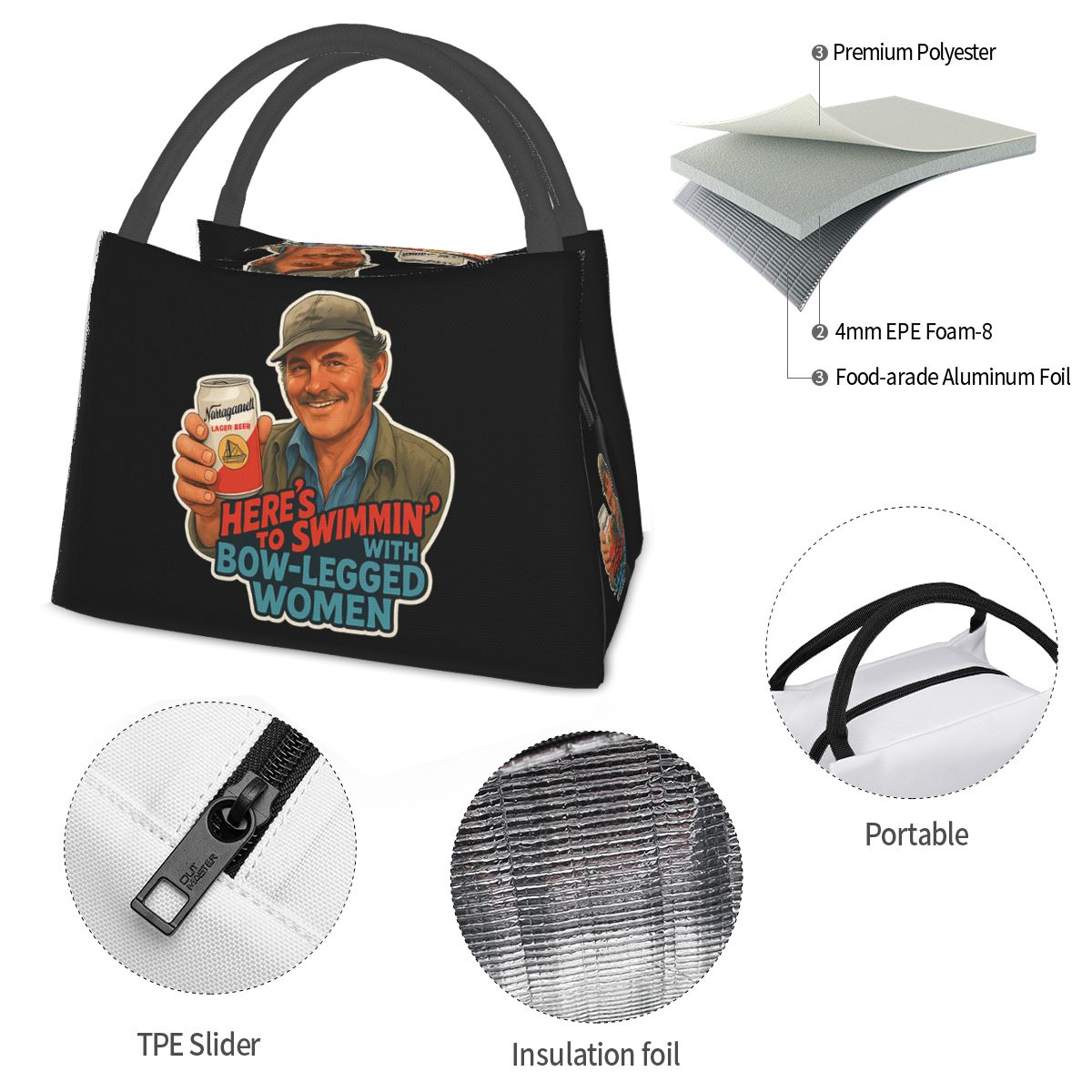 Sac à déjeuner isotherme avec  - Food Storage Quotes avis et prix