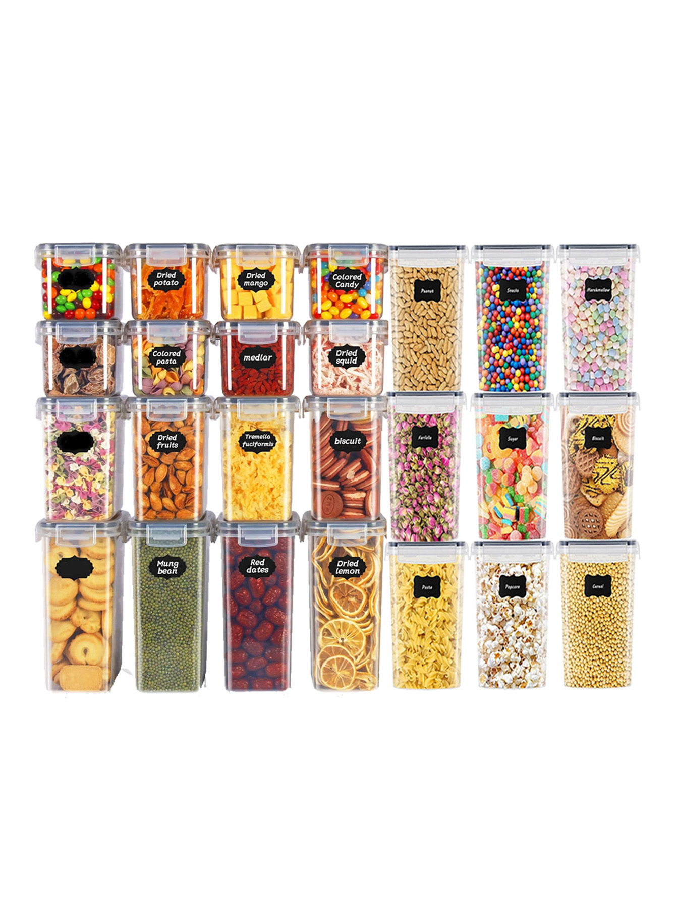 48 pièces, Contenants de stock - Food Storage Warehouse avis et prix