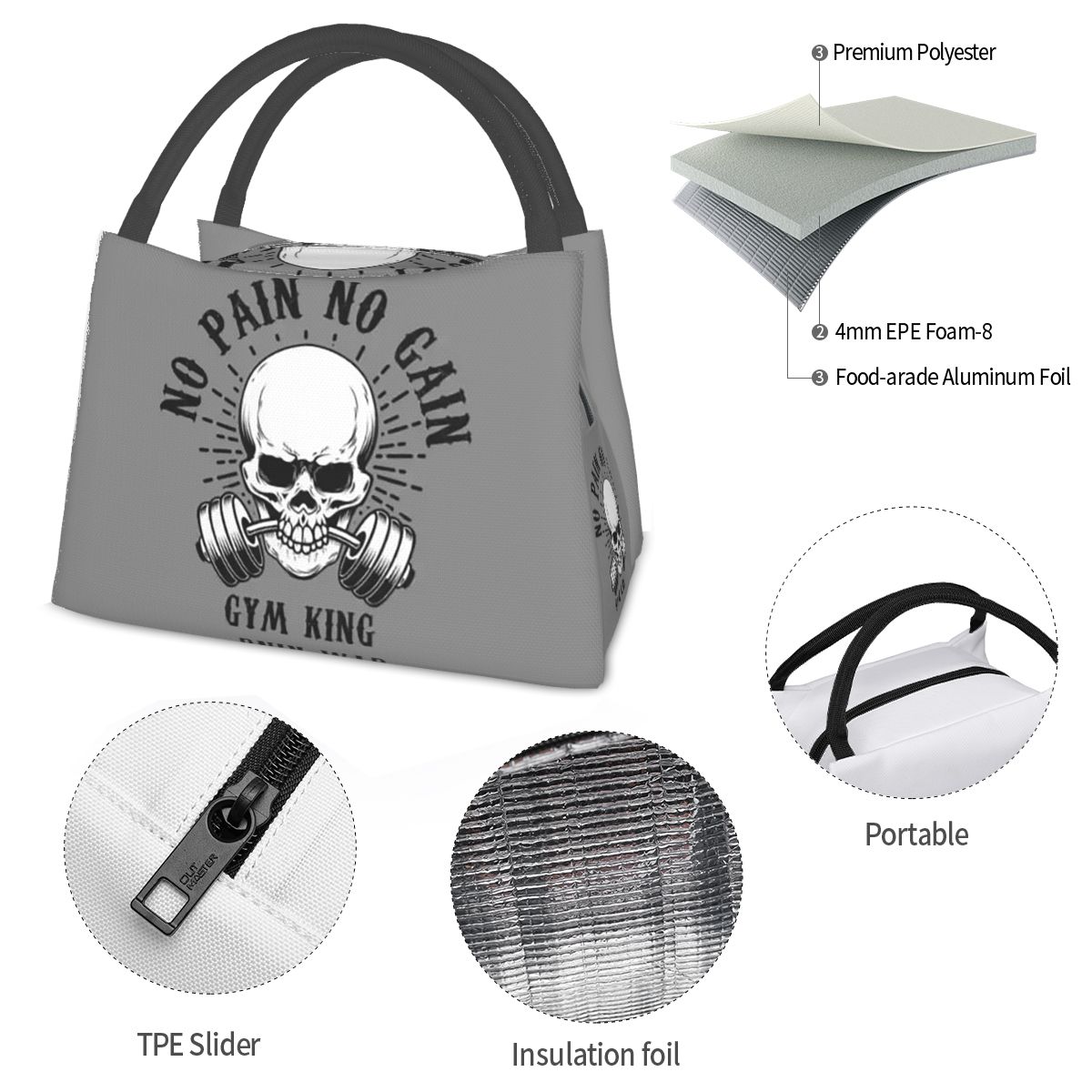 Sac à déjeuner isotherme Power - Food Storage Quotes avis et prix